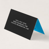 Luxe onroerend goed (QR-code) Huis makelaar gevouw Visitekaartje (Achterkant)