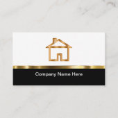 Luxe onroerend goed Visitekaartjes (Voorkant)