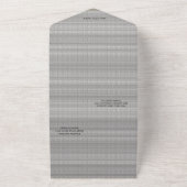 Luxe ontmoet romance all in one uitnodiging (Buitenkant)