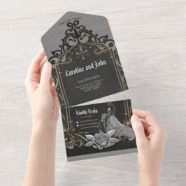 Luxe ontmoet romance all in one uitnodiging