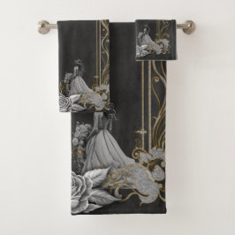 Luxe ontmoet romance. bad handdoek
