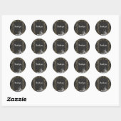Luxe ontmoet romance. ronde sticker (Vel)