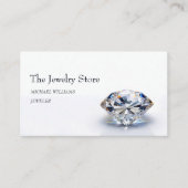 Luxe ontwerp diamanten juwelier visitekaartje (Voorkant)