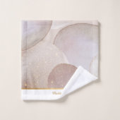 LUXE ONTWERP NEUTRAL GOLD MONOCHROME BAD HANDDOEK (Wasdoekje)