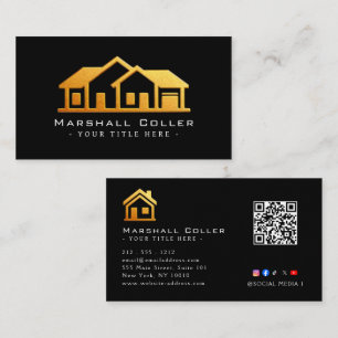 Luxe ontwerp voor onroerend goed Magnetisch Visitekaartje