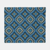 Luxe oosters naadloos patroon fleece deken (Voorkant (Horizontaal))
