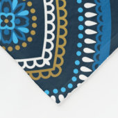 Luxe oosters naadloos patroon fleece deken (Hoek)