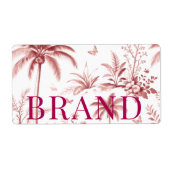 Luxe op maat gemaakt logo voor etiketten | chic Bo (Voorkant)