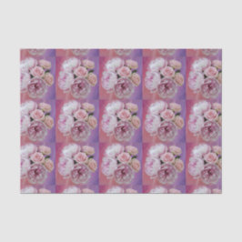 Luxe opaalachtige pioenen Rozen tissue papier