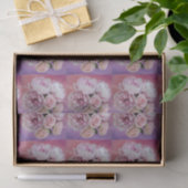 Luxe opaalachtige pioenen Rozen tissue papier (Geschenk)