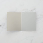 Luxe Opal Blauwgroen Gold Fluid Alcohol Ink Bedankkaart (Binnen)