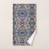 Luxe Opal Diamant | Sneeuwluipaard Print Handdoeke Bad Handdoek (Handdoek)