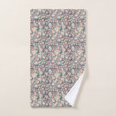 Luxe Opal Diamant | Sneeuwluipaard Print Handdoeke Bad Handdoek (Handdoek)