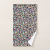 Luxe Opal Diamant | Sneeuwluipaard Print Handdoeke Bad Handdoek (Handdoek)