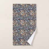 Luxe Opal Diamant | Sneeuwluipaard Print Handdoeke Bad Handdoek (Handdoek)