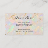 Luxe Opal Edelsteen Visitekaartje (Achterkant)