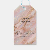 Luxe Opal Gift Tag Voor Verpakking Cadeaulabel (Voorkant)