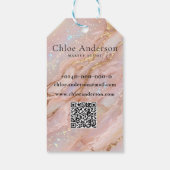 Luxe Opal Gift Tag Voor Verpakking Cadeaulabel (Achterkant)