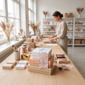 Luxe Opal Gift Tag Voor Verpakking Cadeaulabel