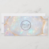 Luxe Opal Logo QR Code Cadeaubon (Voorkant)