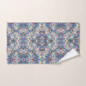 Luxe Opal Luipaardprint Patroon Bad Handdoek (Handdoek)