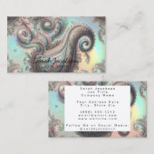 Luxe Opal Paisley Visitekaartje (Voorkant / Achterkant)