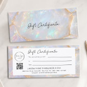 Luxe Opal QR-code Logo Cadeaubon