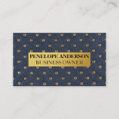 Luxe opgerold materiaal visitekaartje (Voorkant)