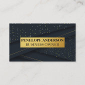 Luxe opgerold materiaal visitekaartje (Voorkant)