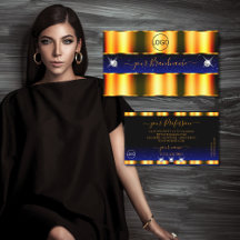 Luxe Oranje blauwe zwarte peuken met Logo