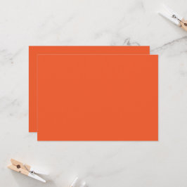 Luxe Oranje Minimalistische Uitnodigingen