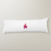 Luxe orchideeën body pillow voor serene ruimtes lichaamskussen (Achterkant)