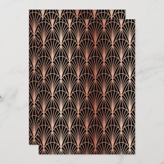 Luxe Ornamenten 14 Bedankkaart (Voorkant / Achterkant)