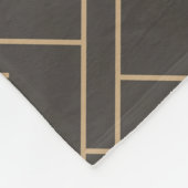 Luxe Ornamenten 19 Fleece Deken (Hoek)