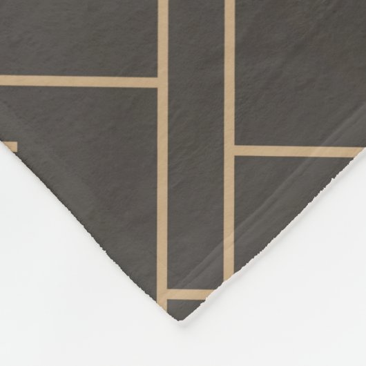 Luxe Ornamenten 19 Fleece Deken (Hoek)