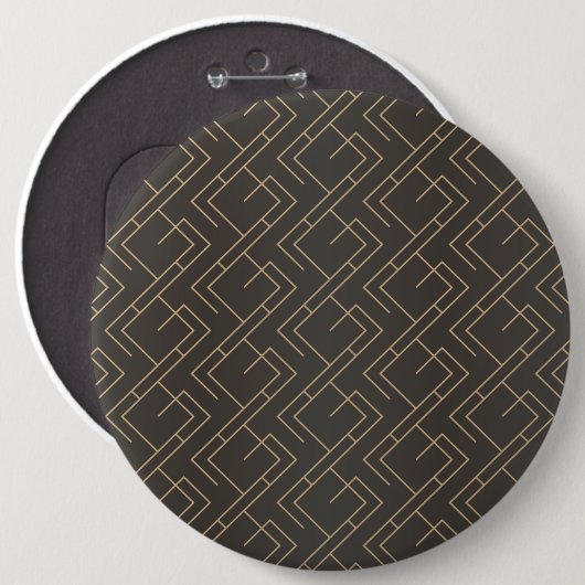 Luxe Ornamenten 19 Ronde Button 6,0 Cm (Voorkant /achterkant)