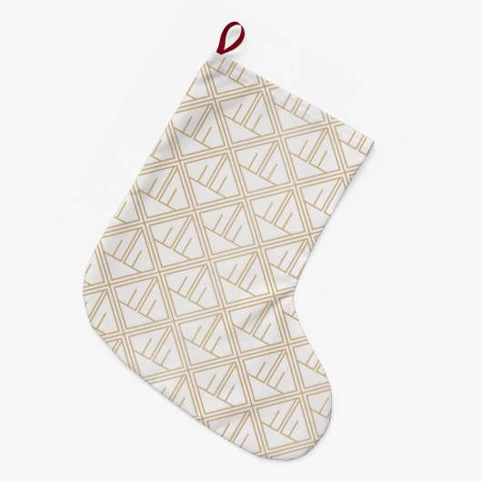 Luxe Ornamenten 20 Grote Kerstsok (Voorkant (Hangend))