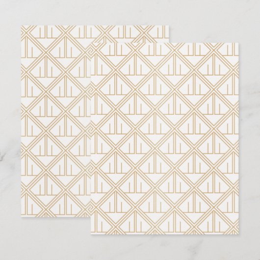 Luxe Ornamenten 20 Notitiekaartje (Voorkant / Achterkant)