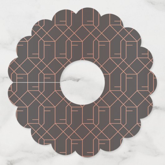 Luxe Ornamenten 21 Wijnglaslabel (Achterkant)