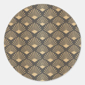 Luxe Ornamenten 24 Ronde Sticker (Voorkant)