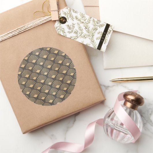 Luxe Ornamenten 24 Ronde Sticker (Geschenken)