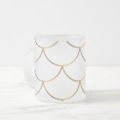 Luxe Ornamenten 2 Matglas Koffiemok (Voorkant links)