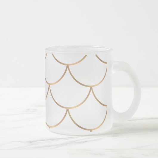 Luxe Ornamenten 2 Matglas Koffiemok (Rechts)