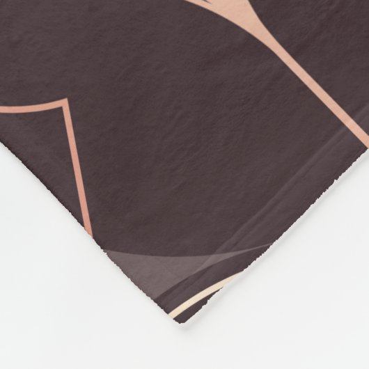 Luxe Ornamenten 33 Fleece Deken (Hoek)