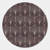 Luxe Ornamenten 33 Ronde Sticker (Voorkant)