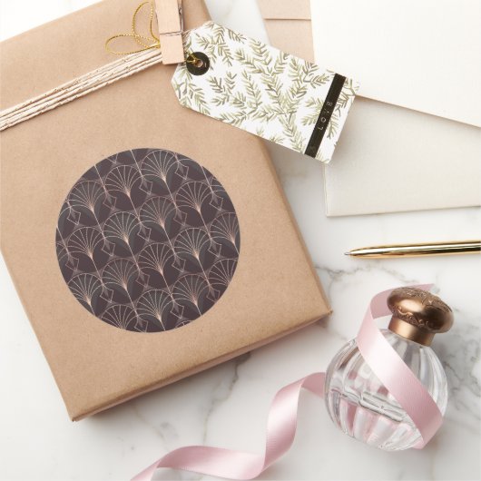Luxe Ornamenten 33 Ronde Sticker (Geschenken)
