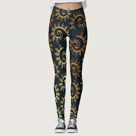 Luxe Ornamenten 39 Leggings (Voorkant)