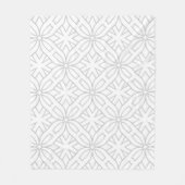 Luxe Ornamenten 45 Fleece Deken (Voorkant)