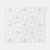 Luxe Ornamenten 45 Fleece Deken (Voorkant (Horizontaal))