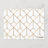 Luxe Ornamenten 4 Briefkaart (Achterkant)